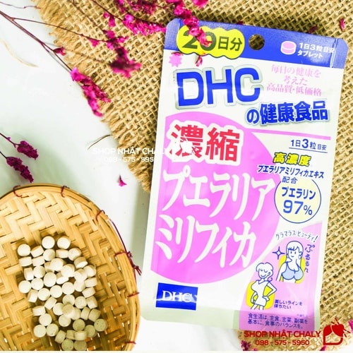 Viên uống nở ngực DHC Pueraria Mirifica 90 viên 30 ngày của Nhật