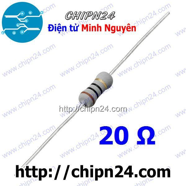 [10 CON] Điện Trở 20R 1W (20 ôm 1W)