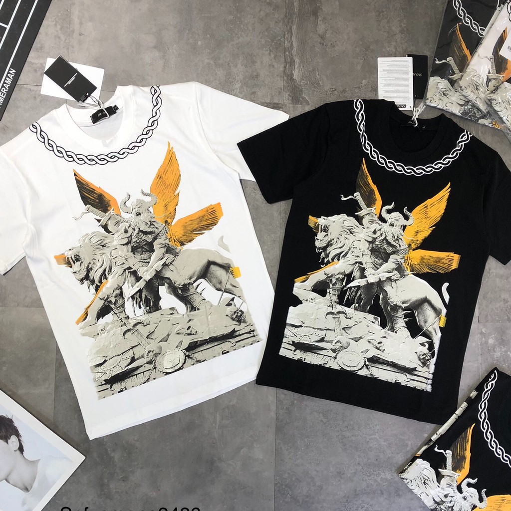 Áo Phông Unisex, Áo Thun Tay Ngăn In Hình 3D Chiến Binh Game Chất Liệu Thun Cotton Co Giãn 4C - AC102 - Azila | BigBuy360 - bigbuy360.vn