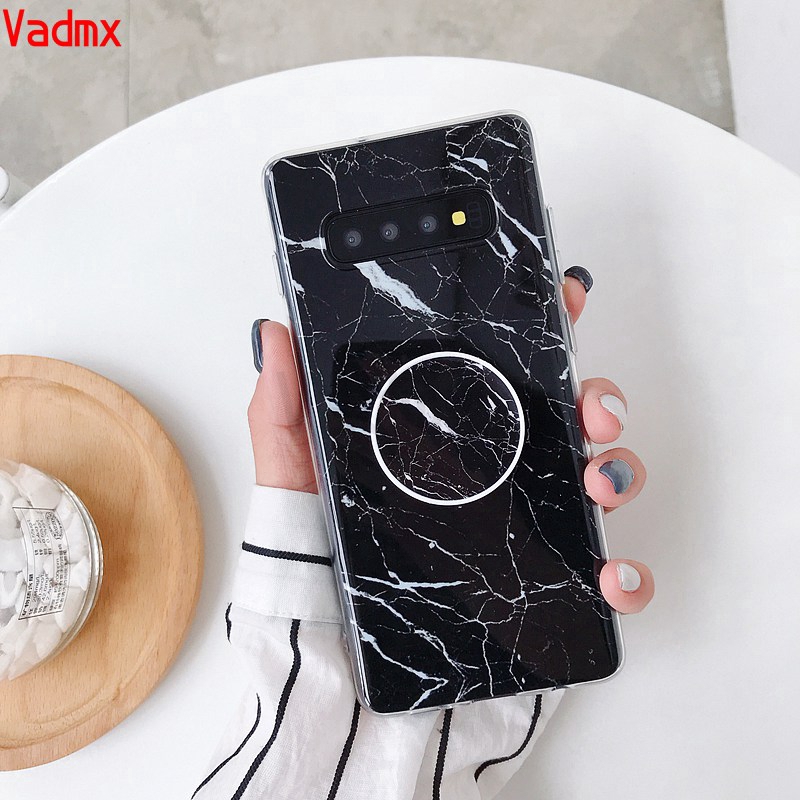 Ốp điện thoại TPU họa tiết vân đá đẹp mắt cho Samsung Galaxy A70 A50 A30 A20 A10 M10 Note 9 8 S7