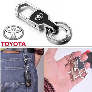 【Có hàng sẵn】TOYOTA Móc Khóa Ô Tô Logo Xe Hơi Xe Máy Tô Cao Cấp JOBON Chống Xước Không Gỉ