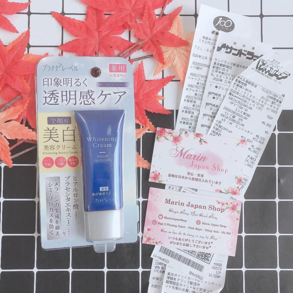 Kem dưỡng trắng da Whitening Cream nhau thai, collagen Nhật Bản