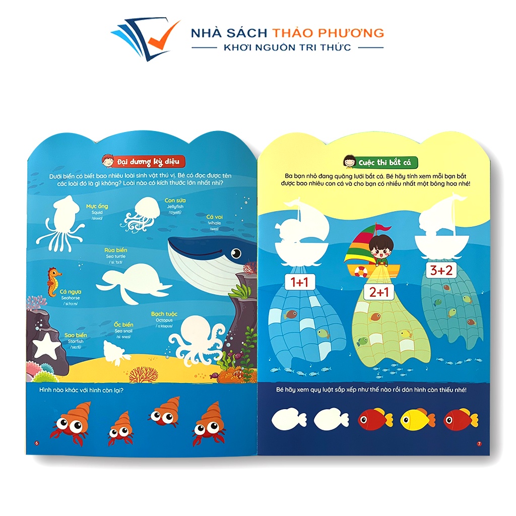 Sách - 365 Sticker bác dán thông minh IQ EQ CQ