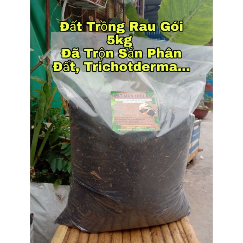 5kg Đất trồng chuyên Rau, Củ, Qủa, Hoa, Trộn Sẵn Đất Đỏ, Tro, Compoat, Phân Dê,.. Trồng Ngay