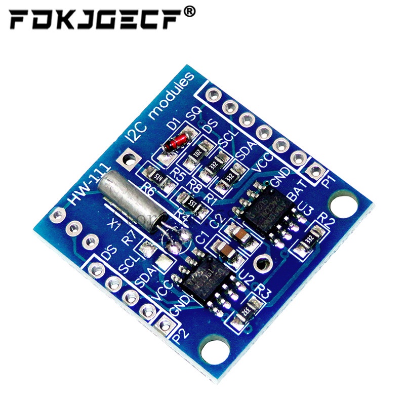 Mô Đun Đồng Hồ Hẹn Giờ I2C RTC DS1307 AT24C32 Cho AVR ARM PIC Tiny RTC I2C DS1307