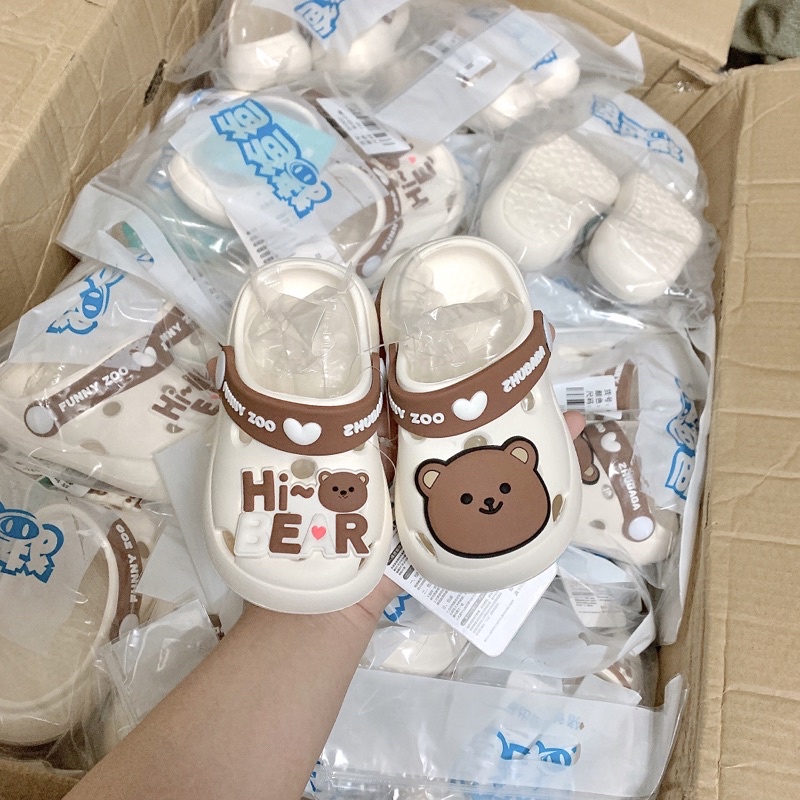 Dép sục gấu cực xinh cho bé 🐻