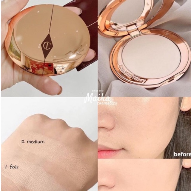 PHẤN PHỦ CHARLOTTE TILBURY AIRBRUSH FLAWLESS FINISH POWDER
