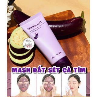[SALE LỖ DỌN KHO DATE T1/26] Mặt nạ đất sét cà tím PAPA RECEIPE Egglant Mud Cream Mask