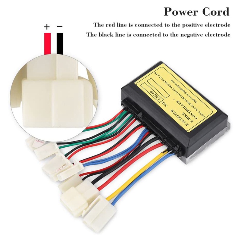 Thiết Bị Điều Khiển Động Cơ Chổi Than 24V 250W Cho Xe Đạp Điện