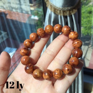 Vòng tay gỗ Nu Huyết Long 12 ly 17 hạt - vòng tay phong thủy