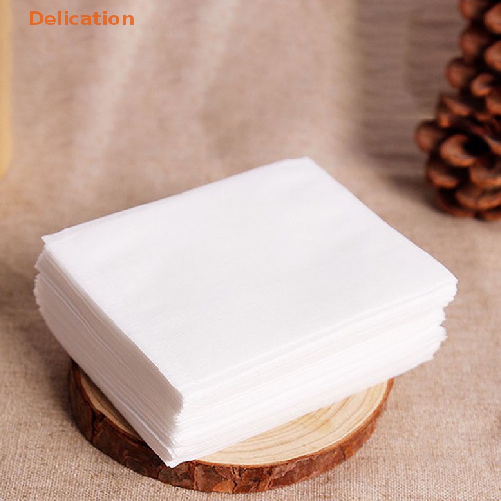Set 100 Túi Lọc Trà Bằng Vải Không Dệt Sử Dụng Một Lần Tiện Lợi