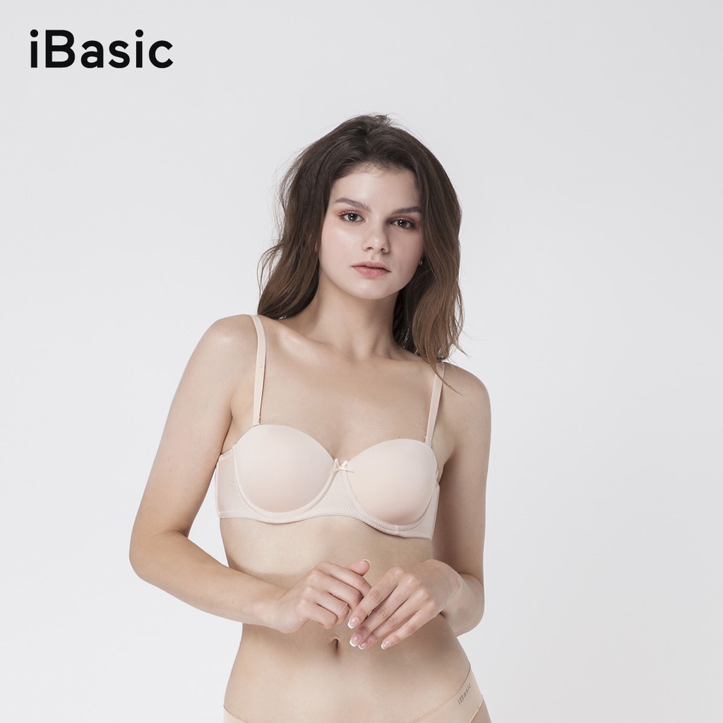 [Mã WABRH1212 giảm 10% đơn 99K] Áo ngực cúp ngang trơn iBasic VA079