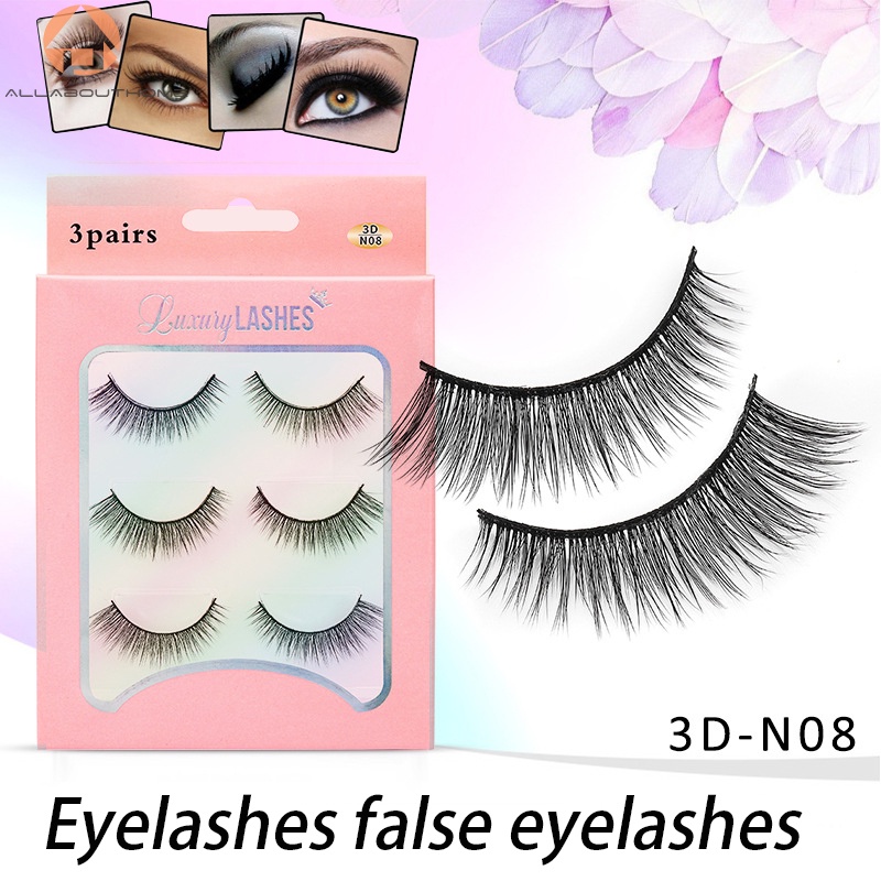 3 Cặp lông mi giả dài dày tự nhiên nhiều lớp
 | BigBuy360 - bigbuy360.vn