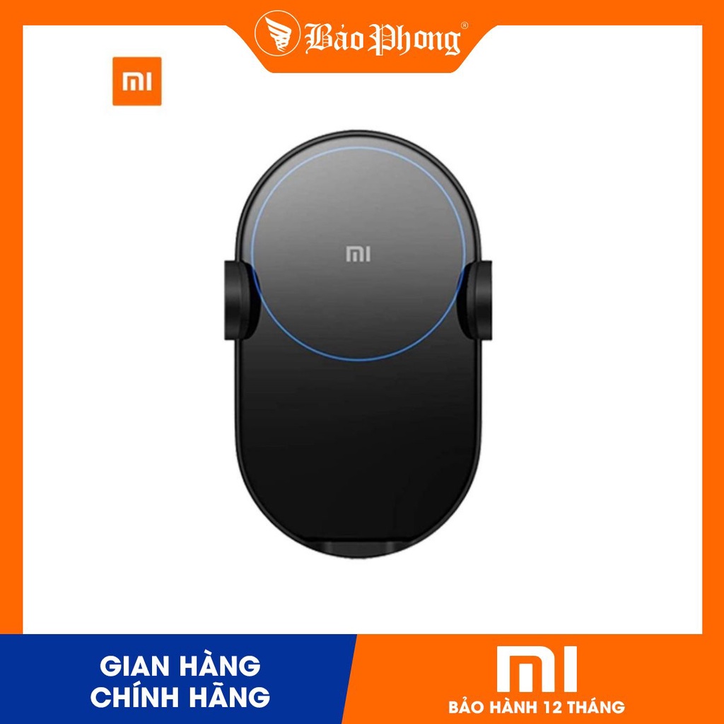 [Mã 44ELSALE2 giảm 7% đơn 300K] Dock sạc không dây kẹp cửa gió xe hơi Xiaomi Wireless Car Charger 20W