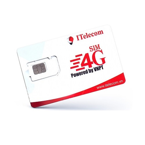 Sim 4G ITEL - gói MAY77 (VINAPHONE - ITELECOM) gói cước 90GB/tháng tốc độ cao, Gọi miễn phí vinaphone và nội mạng ITEL