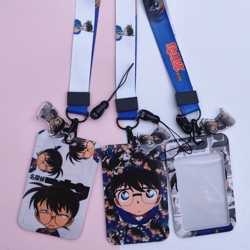 Dây Đeo Thẻ In Hình Thám Tử Conan Nhật Bản Lanyard