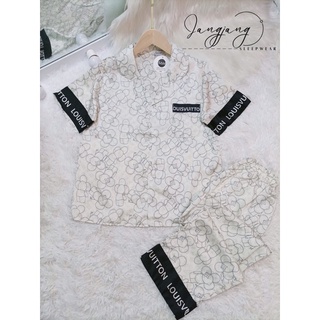 💕ĐỒ BỘ PYJAMA TAY NGẮN💕LỤA LATIN SAM
