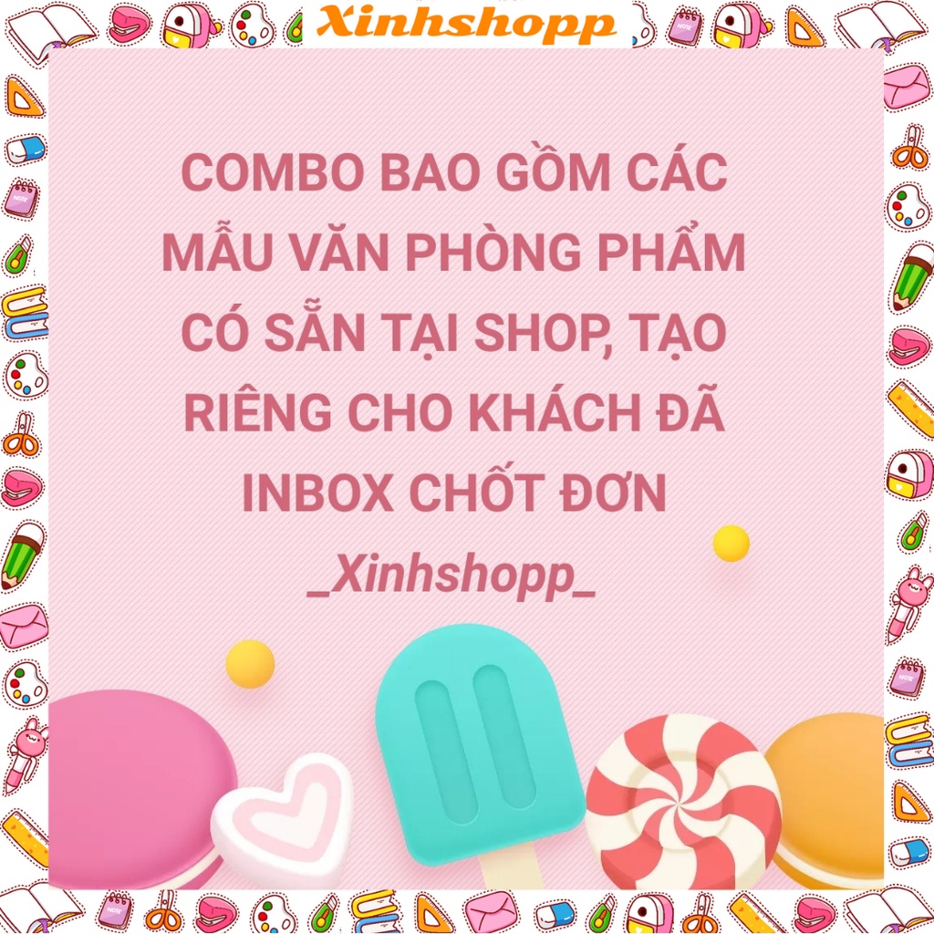 COMBO ĐỒ DÙNG HỌC TẬP