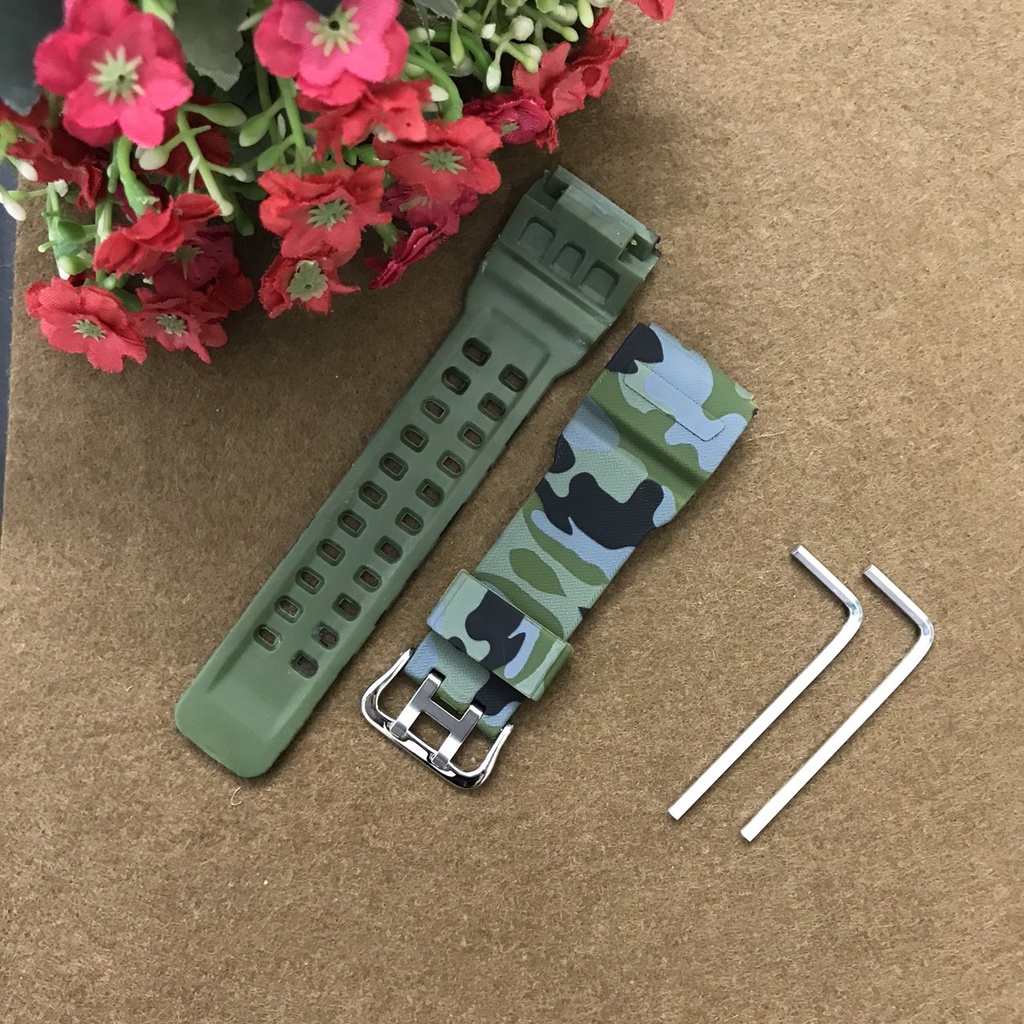 [CHUẨN XỊN] Dây đồng hồ cao su mềm cho đồng hồ Casio G-Shock Gg-1000 Gwg-100 Gsg-100