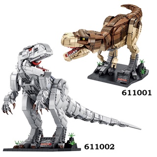   CÓ SẴN  lắp ráp mô hình Panlos 611001 và 611002 T-Rex Dinosaur Khủng long bạo chúa T-rex 