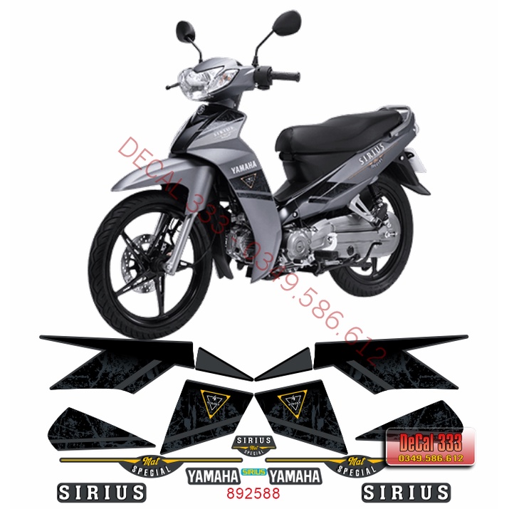 Tem SIRIUS 110cc 50cc - mẫu SPECIAL 2019 - 892588