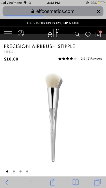 Cọ đa công dụng Elf e.l.f Beautifully Precise Precision Airbrush Stipple brush