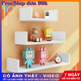 Bộ kệ 3 chữ u 30,40,50 treo tường