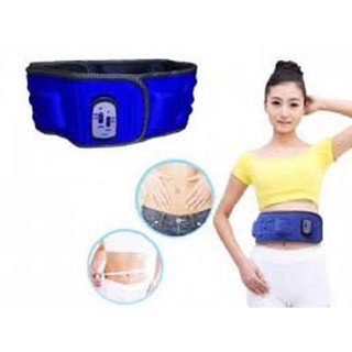 Đai massage rung giảm mỡ bụng X5 (Xanh)