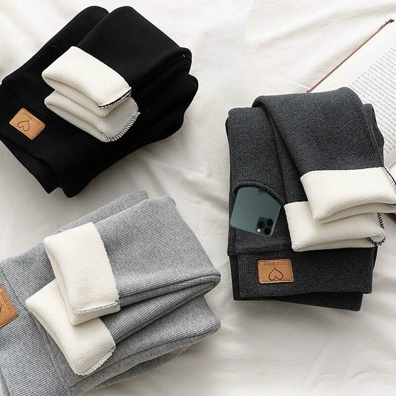 Quần legging tăm lót lông siêu ấm hack dáng cực đẹp