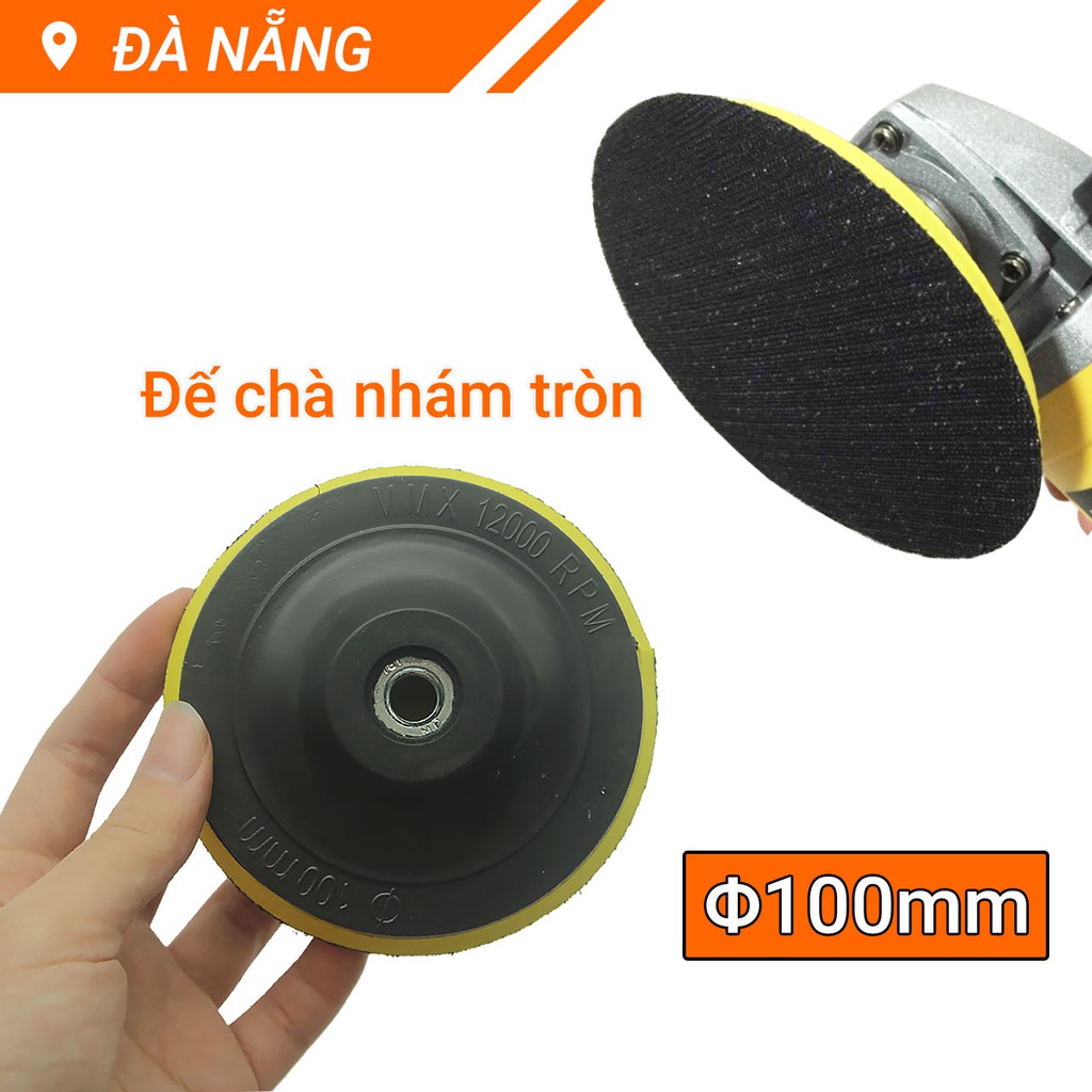 Đế chà nhám tròn Φ100mm