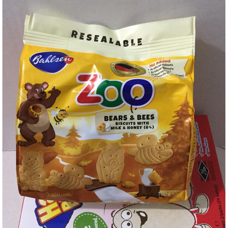 Bánh ăn dặm hình thú Zoo