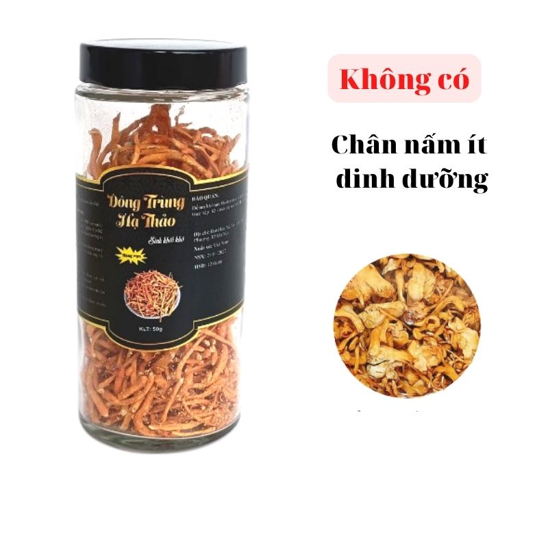 Đông trùng hạ thảo sấy khô thương hiệu NOCOVY đảm bảo chất lượng giúp ăn ngon, ngủ sâu  cam kết chất lượng