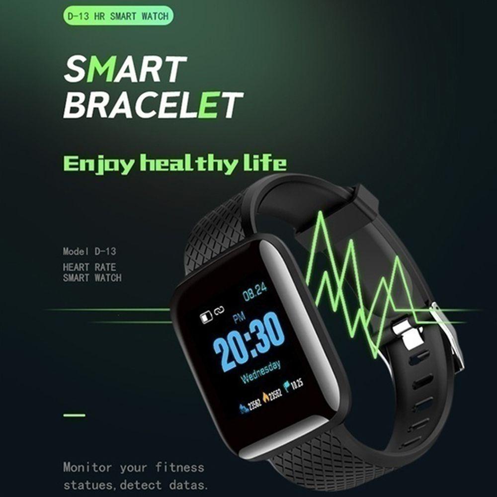 Glenes Đồng Hồ Đeo Tay Thông Minh Đếm Bước Chân Hỗ Trợ Theo Dõi Giấc Ngủ Kết Nối Bluetooth