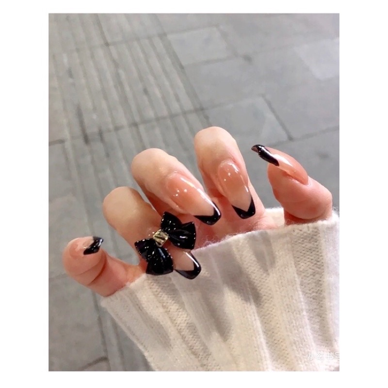 Charm Nơ Nail, phụ kiện trang trí móng tay