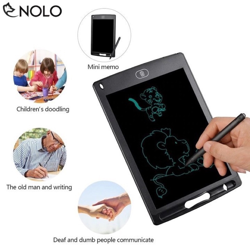 Đồ Chơi Bảng Vẽ Điện Tử, Tự Xoá Tập Viết Thông Minh Cho Bé Thoả Sức Khám Phá Như Ipad Thật