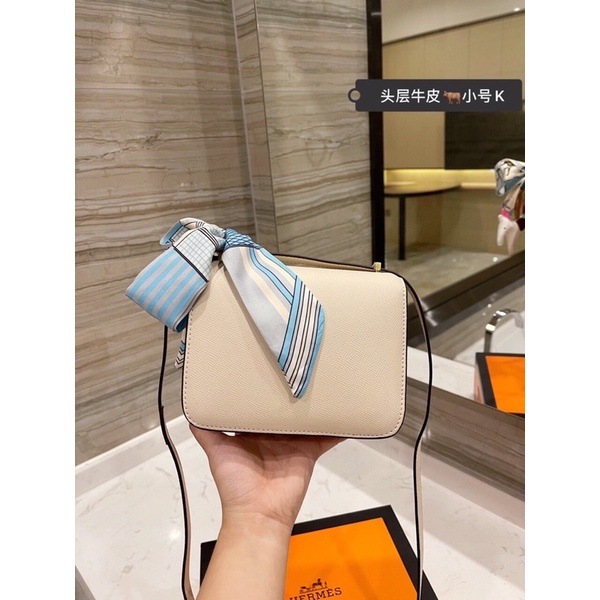 Túi xách hẻmes khoá chữ H chất da thạt sz 18