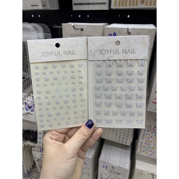 Sticker dán móng óng ánh siêu lấp lánh ⭐️