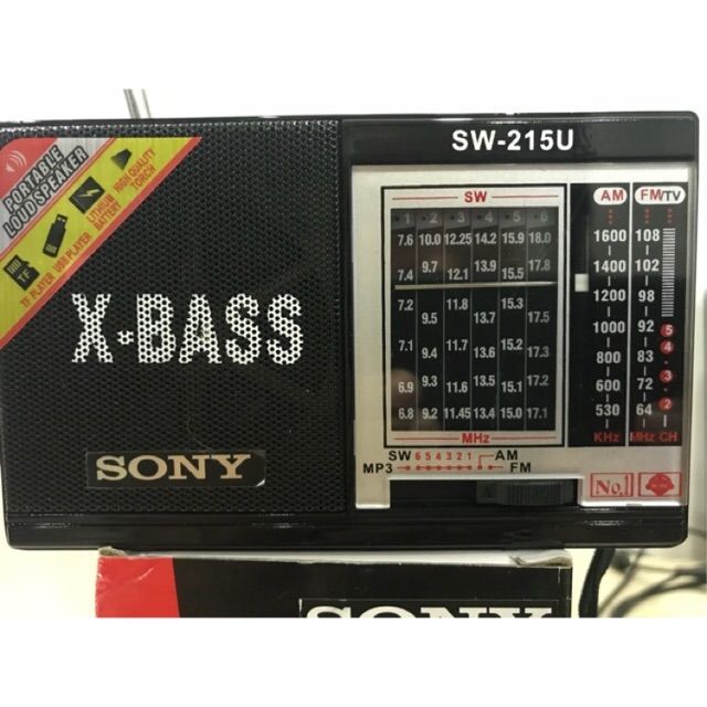Saleoff - Radio SONY X-BASS nghe usb, thẻ nhớ, bắt sóng cựa khỏe