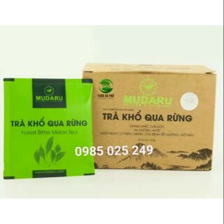 TRÀ TÚI LỌC KHỔ QUA RỪNG MUDARU