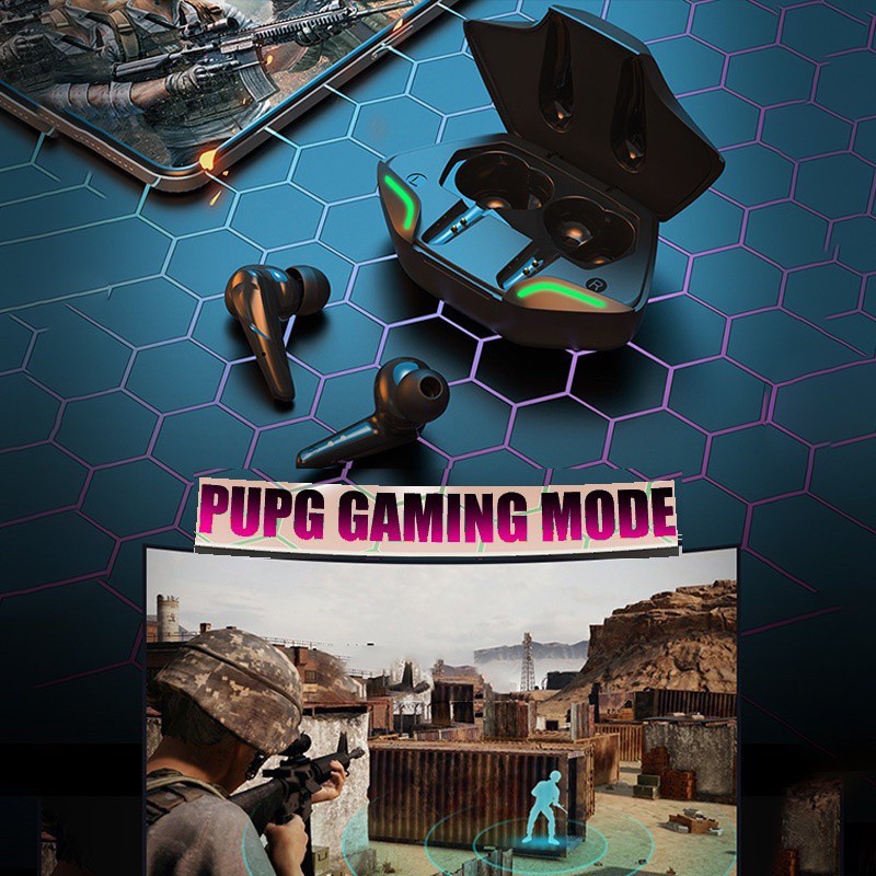 Tai Nghe Gaming Leyoya Tws Bluetooth 5.0 - Không Dây Có Mic Với Độ Trễ Thấp - Chính Hãng HD DESIGN