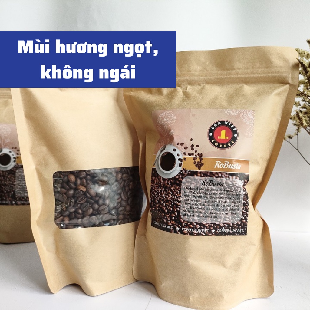 Cà Phê Pha Phin Truyền Thống Rang Xay Nguyên Chất Cafe Mộc Không Sánh Không Gắt Ngọt Hậu Mới Rang