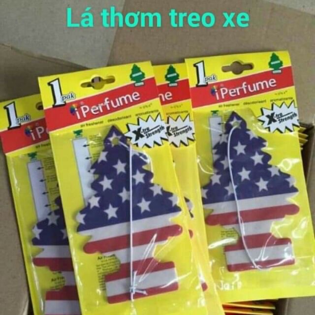 Lá Thơm Treo Xe - Cây Thông Thơm Little Trees Nhập Khẩu Từ Mỹ Usa Cực Thơm