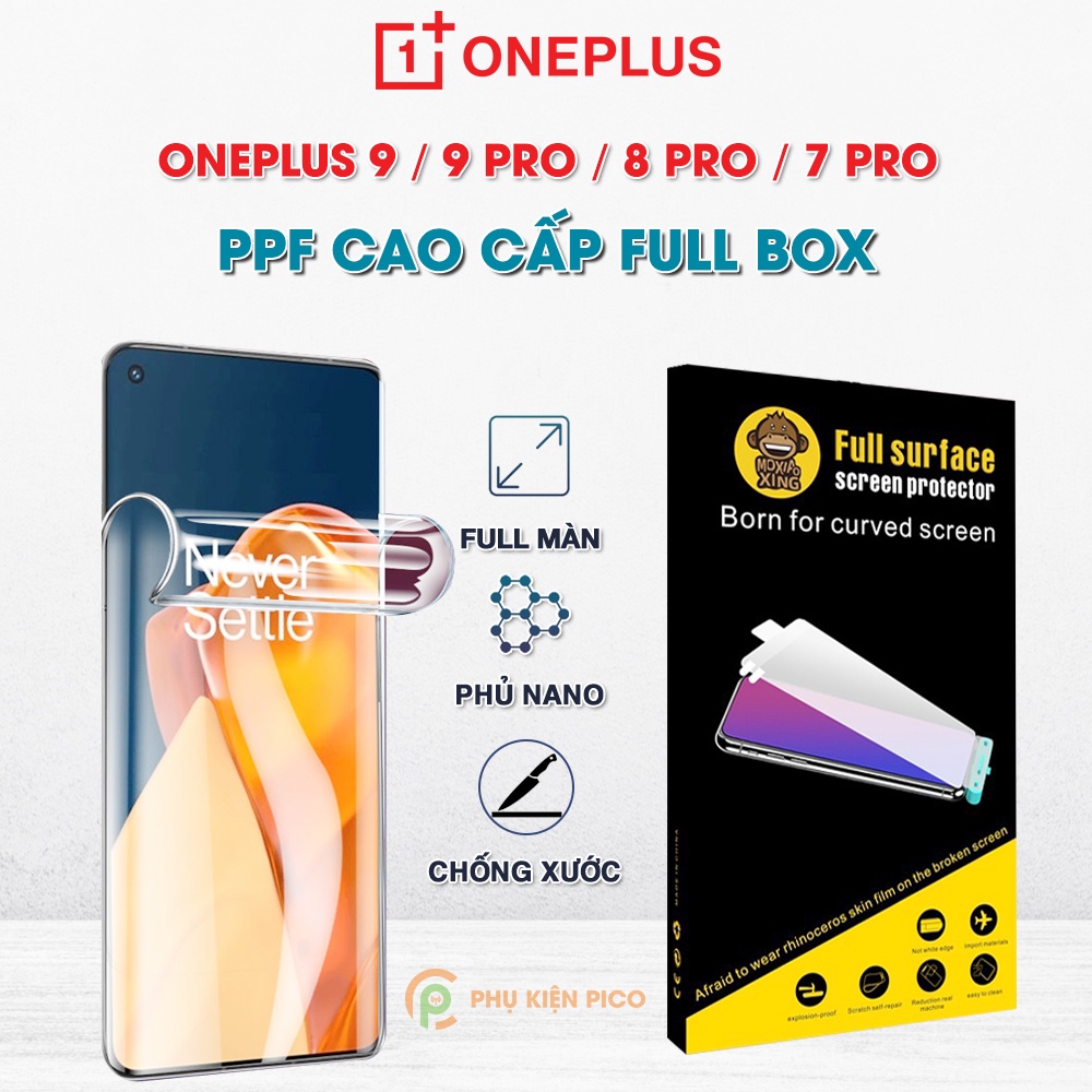 Dán màn hình Oneplus 10 Pro / Oneplus 9 / 9 Pro / 8 Pro / Oneplus 7 Pro / 7T Pro Moxiao Xing PPF cao cấp dẻo trong suốt