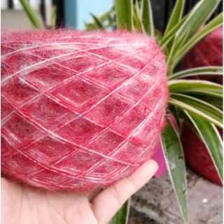 Len mohair loang 34k/ cuộn 100g