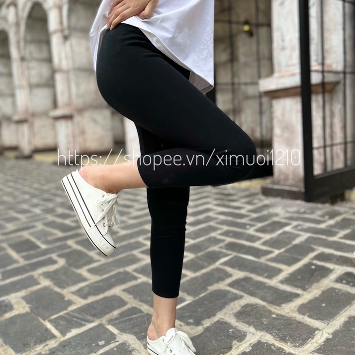 Quần Legging, Quần Biker_Lửng, Ngố, Dài Nâng Mông Cạp Cao [Ảnh+Video Thật]