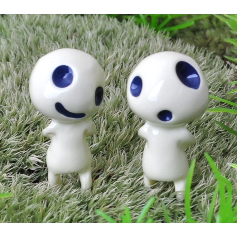Hayao Miyazaki Búp Bê Công Chúa Yêu Tinh Cây Nhỏ Tự Làm Thủ Công Phong Cảnh Thụy Điển Trang Trí Tiểu Cảnh