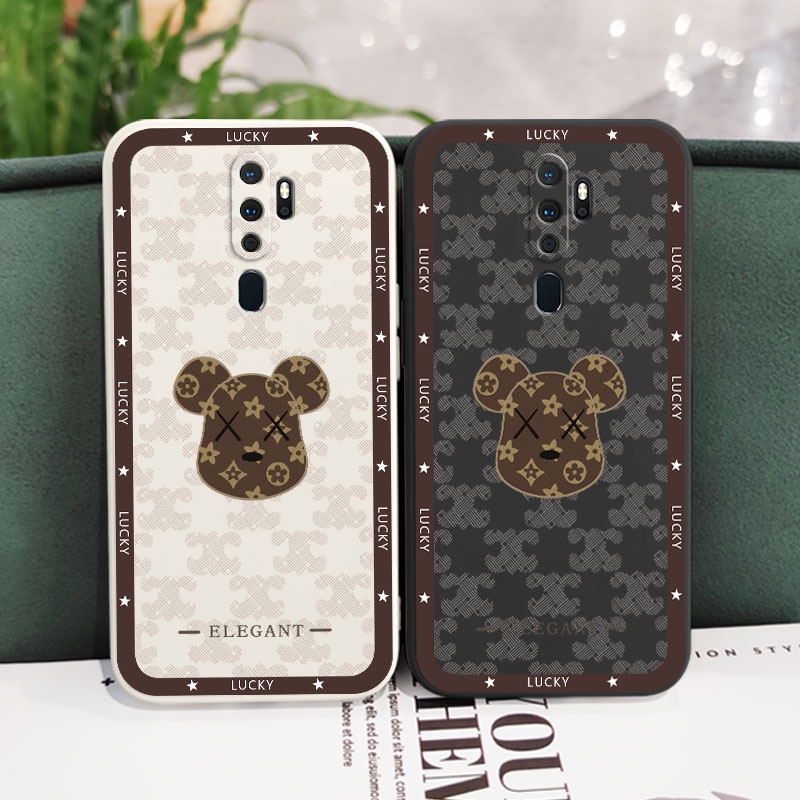 Ốp Điện Thoại Họa Tiết Tai Gấu Dễ Thương Dành Cho OPPO A9 A5 2020 A83 A94 4G A5 A3S A12E