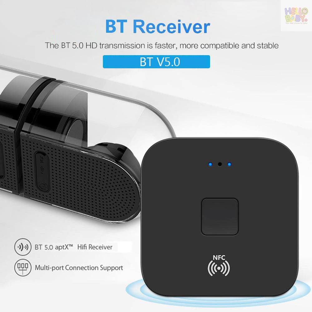 Bộ Thu Phát Âm Thanh Không Dây Kết Nối Bluetooth 5.0 Apt-X Nfc Cvc6.0 Và Phụ Kiện