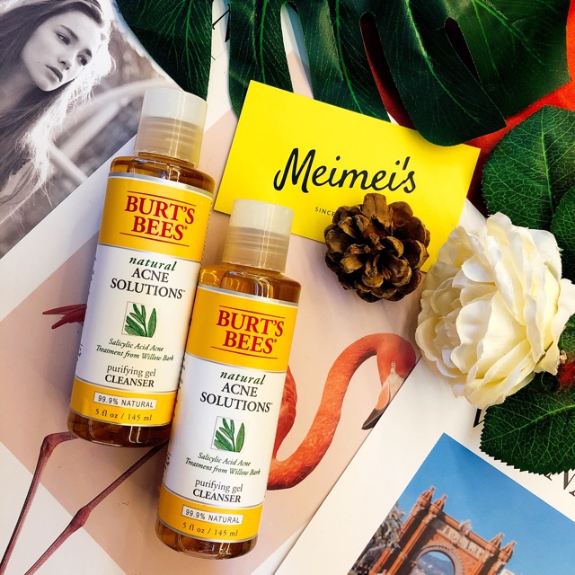 burt's bees natural acne solutions purifying gel cleanser