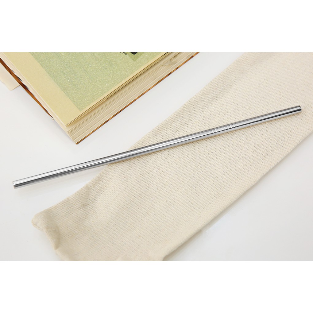 Ống hút inox thẳng tái sử dụng